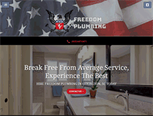 Tablet Screenshot of freedom-plumbing.com